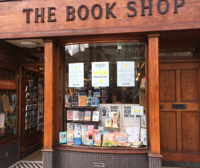 old wooden bookshop